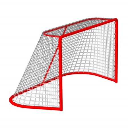 Купить Сетка хоккейная на ворота 1,22мх1,83мх0,5мх1,15м, нить 3,5 мм, узловая в Урае 