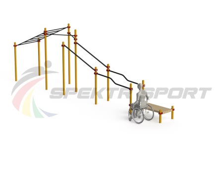 Купить Спортивный комплекс для инвалидов-колясочников WRK-D22_76mm в Урае 