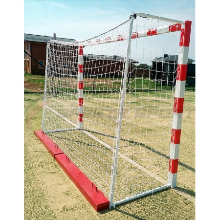 Купить Ворота мини-футбольные без сетки 2х3х1 м. (добровольный серт.) с накидным противовесом 50 кг в Урае 