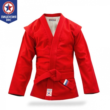Купить Куртка для самбо "Атака" ВФС (подкладка, пояс)  р 36-48 в Урае 