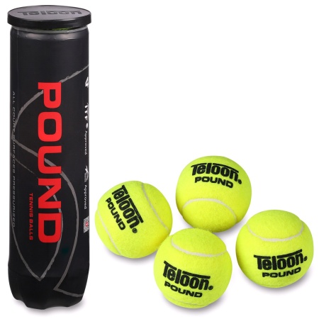 Купить Мяч для большого тенниса Teloon 828Т Р4  (4 шт) в Урае 
