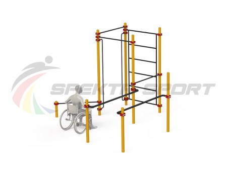 Купить Спортивный комплекс для инвалидов-колясочников WRK-D18_76mm в Урае 